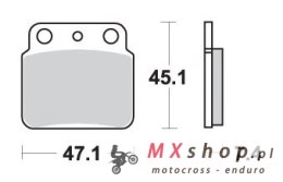 SBS KLOCKI HAMULCOWE KH137 OFF-ROAD SINTER KOLOR ZŁOTY