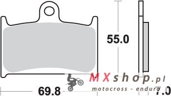 SBS KLOCKI HAMULCOWE KH145 / KH236 STREET PERFORMANCE (EXCEL) SINTER SUZUKI RF 900 '94-'97, GSF 1200 BANDIT '97-'00 KOLOR ZŁOTY SBS KLOCKI HAMULCOWE KH145 / KH236 STREET PERFORMANCE (EXCEL) SINTER SUZUKI RF 900 '94-'97, GSF 1200 BANDIT '97-'00 KOLOR ZŁOTY