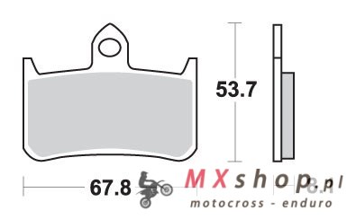SBS KLOCKI HAMULCOWE KH187 STREET PERFORMANCE (EXCEL) SINTER HONDA RS 250R '91-'92, RVF 400RR '90-'96 KOLOR ZŁOTY SBS KLOCKI HAMULCOWE KH187 STREET PERFORMANCE (EXCEL) SINTER HONDA RS 250R '91-'92, RVF 400RR '90-'96 KOLOR ZŁOTY