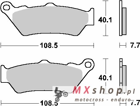 SBS KLOCKI HAMULCOWE KH209 / KH209/2 OFF-ROAD RACING SINTER KOLOR ZŁOTY SBS KLOCKI HAMULCOWE KH209 / KH209/2 OFF-ROAD RACING SINTER KOLOR ZŁOTY