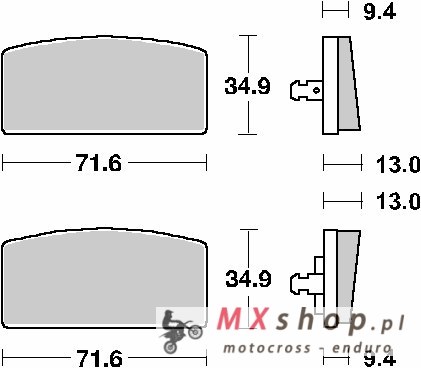 SBS KLOCKI HAMULCOWE KH22 STREET STANDART CERAMIC KOLOR CZARNY PASUJE DO: BMW R75,R90,R100, PRZÓD SBS KLOCKI HAMULCOWE KH22 STREET STANDART CERAMIC KOLOR CZARNY PASUJE DO: BMW R75,R90,R100, PRZÓD