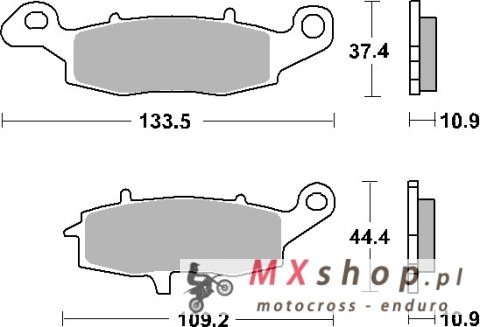 SBS KLOCKI HAMULCOWE KH231/2 STREET STANDART CERAMIC KOLOR CZARNY SBS KLOCKI HAMULCOWE KH231/2 STREET STANDART CERAMIC KOLOR CZARNY