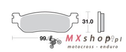 SBS KLOCKI HAMULCOWE KH275 MAXI SINTER SINTER KOLOR ZŁOTY PASUJE DO: YAMAHA X-MAX/MAJESTY/X-CITY/SKYLINER TYŁ