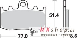 SBS KLOCKI HAMULCOWE KH335 STREET PERFORMANCE (EXCEL) SINTER KOLOR ZŁOTY PASUJE DO: BMW R850/1100/1150/1200, K1200/1300 PRZÓD