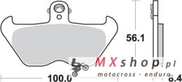 SBS KLOCKI HAMULCOWE KH407 / KH246 STREET PERFORMANCE (EXCEL) SINTER KOLOR ZŁOTY PASUJE DO: BMW K1200, R850/1100/1150/1200 PRZÓD