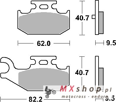 SBS KLOCKI HAMULCOWE KH428 OFF-ROAD SINTER KOLOR ZŁOTY PASUJE DO: YAMAHA YFM 450/660/700 RAPTOR/RHINO TYŁ SBS KLOCKI HAMULCOWE KH428 OFF-ROAD SINTER KOLOR ZŁOTY PASUJE DO: YAMAHA YFM 450/660/700 RAPTOR/RHINO TYŁ
