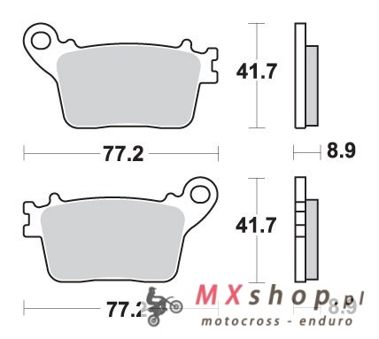 SBS KLOCKI HAMULCOWE KH436 STREET PERFORMANCE (EXCEL) SINTER KOLOR ZŁOTY PASUJE DO: HONDA CBR600/1000, SUZUKI GSX-R600/750/1000/ SBS KLOCKI HAMULCOWE KH436 STREET PERFORMANCE (EXCEL) SINTER KOLOR ZŁOTY PASUJE DO: HONDA CBR600/1000, SUZUKI GSX-R600/750/1000/