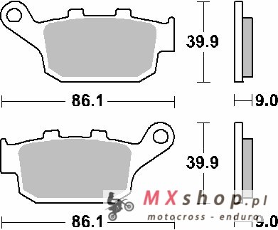SBS KLOCKI HAMULCOWE KH496 STREET STANDART CERAMIC KOLOR CZARNY PASUJE DO: HONDA CBR250/300/650, CB500/650, CRF1000 TYŁ SBS KLOCKI HAMULCOWE KH496 STREET STANDART CERAMIC KOLOR CZARNY PASUJE DO: HONDA CBR250/300/650, CB500/650, CRF1000 TYŁ