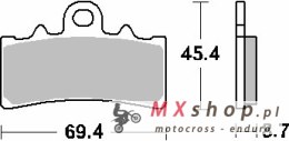 SBS KLOCKI HAMULCOWE KH606 STREET PERFORMANCE (EXCEL) SINTER KOLOR ZŁOTY PASUJE DO: KTM 125/200/390 DUKE PRZÓD
