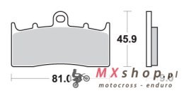 SBS KLOCKI HAMULCOWE KH613 STREET PERFORMANCE (EXCEL) SINTER KOLOR ZŁOTY PASUJE DO: BMW K1200/1300/1600, R850/1100/1150/1200 PRZ