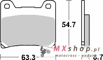 SBS KLOCKI HAMULCOWE KH88 STREET STANDART CERAMIC KOLOR CZARNY SBS KLOCKI HAMULCOWE KH88 STREET STANDART CERAMIC KOLOR CZARNY