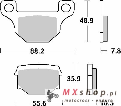 SBS KLOCKI HAMULCOWE KH93 STREET STANDART CERAMIC KOLOR CZARNY SBS KLOCKI HAMULCOWE KH93 STREET STANDART CERAMIC KOLOR CZARNY