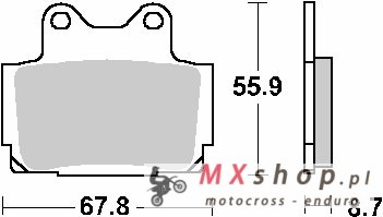 SBS PROMOCJA KLOCKI HAMULCOWE KH104 STREET STANDART CERAMIC KOLOR CZARNY SBS PROMOCJA KLOCKI HAMULCOWE KH104 STREET STANDART CERAMIC KOLOR CZARNY