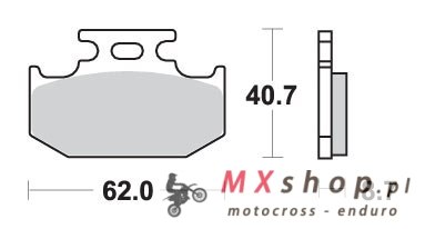 SBS PROMOCJA KLOCKI HAMULCOWE KH152 OFF-ROAD SINTER KOLOR ZŁOTY SBS PROMOCJA KLOCKI HAMULCOWE KH152 OFF-ROAD SINTER KOLOR ZŁOTY
