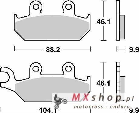SBS PROMOCJA KLOCKI HAMULCOWE KH172 STREET STANDART CERAMIC KOLOR CZARNY SBS PROMOCJA KLOCKI HAMULCOWE KH172 STREET STANDART CERAMIC KOLOR CZARNY