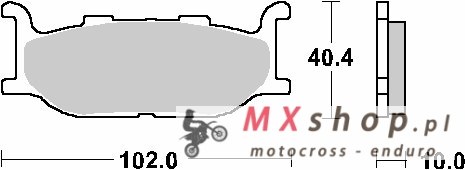 SBS PROMOCJA KLOCKI HAMULCOWE KH179 STREET STANDART CERAMIC KOLOR CZARNY PASUJE DO : YAMAHA XP400 `04; XP500 T-MAX SBS PROMOCJA KLOCKI HAMULCOWE KH179 STREET STANDART CERAMIC KOLOR CZARNY PASUJE DO : YAMAHA XP400 `04; XP500 T-MAX