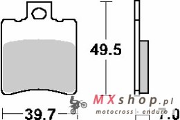 SBS PROMOCJA KLOCKI HAMULCOWE KH193 MAXI CARBON CARBON TECH KOLOR CZARNY