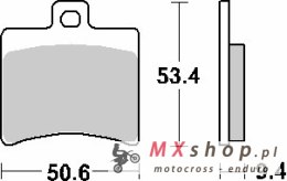 SBS PROMOCJA KLOCKI HAMULCOWE KH298 MAXI CARBON TECH KOLOR CZARNY