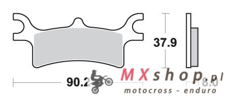 SBS PROMOCJA KLOCKI HAMULCOWE KH314 OFF-ROAD SINTER KOLOR ZŁOTY SBS PROMOCJA KLOCKI HAMULCOWE KH314 OFF-ROAD SINTER KOLOR ZŁOTY