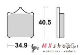 SBS PROMOCJA KLOCKI HAMULCOWE KH322 RACING DUAL CARBON KOLOR CZARNY