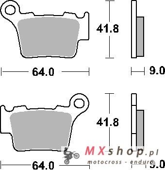 SBS PROMOCJA KLOCKI HAMULCOWE KH368 STREET STANDART CERAMIC KOLOR CZARNY SBS PROMOCJA KLOCKI HAMULCOWE KH368 STREET STANDART CERAMIC KOLOR CZARNY