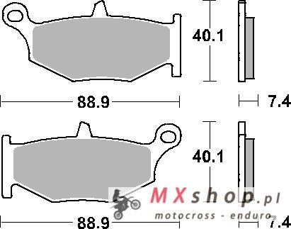 SBS PROMOCJA KLOCKI HAMULCOWE KH419 STREET STANDART CERAMIC KOLOR CZARNY PASUJE DO: SUZUKI GSX-R 600/750/1000/1300, DL1000 V-STR SBS PROMOCJA KLOCKI HAMULCOWE KH419 STREET STANDART CERAMIC KOLOR CZARNY PASUJE DO: SUZUKI GSX-R 600/750/1000/1300, DL1000 V-STR