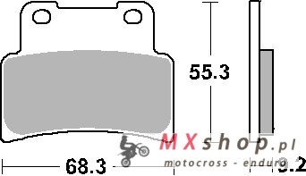 SBS PROMOCJA KLOCKI HAMULCOWE KH432 STREET STANDART CERAMIC KOLOR CZARNY SBS PROMOCJA KLOCKI HAMULCOWE KH432 STREET STANDART CERAMIC KOLOR CZARNY