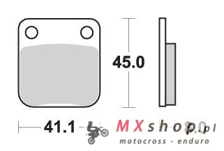 SBS PROMOCJA KLOCKI HAMULCOWE KH54 OFF-ROAD SINTER KOLOR ZŁOTY SBS PROMOCJA KLOCKI HAMULCOWE KH54 OFF-ROAD SINTER KOLOR ZŁOTY