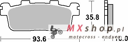 SBS PROMOCJA KLOCKI HAMULCOWE KH607 MAXI SINTER KOLOR ZŁOTY PASUJE DO: KYMCO 125/250/300, YAMAHA YP400 X-MAX TYŁ SBS PROMOCJA KLOCKI HAMULCOWE KH607 MAXI SINTER KOLOR ZŁOTY PASUJE DO: KYMCO 125/250/300, YAMAHA YP400 X-MAX TYŁ