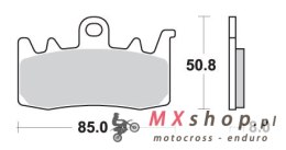 SBS PROMOCJA KLOCKI HAMULCOWE KH630 RACING DUAL CARBON FRONT PASUJE DO: APRILIA, BMW, DUCATI PRZÓD