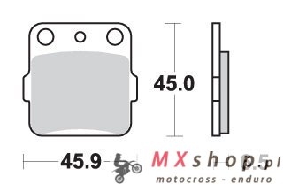 SBS PROMOCJA KLOCKI HAMULCOWE KH84/3 OFF-ROAD SINTER KOLOR ZŁOTY SBS PROMOCJA KLOCKI HAMULCOWE KH84/3 OFF-ROAD SINTER KOLOR ZŁOTY