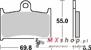 SBS WYPRZEDAŻ KLOCKI HAMULCOWE KH145 / KH236 EVO SINTER SBS WYPRZEDAŻ KLOCKI HAMULCOWE KH145 / KH236 EVO SINTER