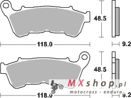 SBS WYPRZEDAŻ KLOCKI HAMULCOWE KH640 STREET CARBON TECH KOLOR CZARNY PASUJE DO: H-D 883 SUPER LOW/IRON/ROADSTER/1200 CUSTOM/ T S