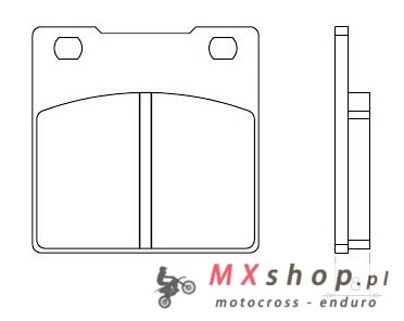 BRENTA KLOCKI HAMULCOWE KH063 (ORGANIC) SUZUKI GS/GSX/GSF/GSXR/RF/SV- TYŁ BRENTA KLOCKI HAMULCOWE KH063 (ORGANIC) SUZUKI GS/GSX/GSF/GSXR/RF/SV- TYŁ