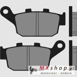 BRENTA KLOCKI HAMULCOWE KH140 SPIEK METALICZNY (ZŁOTE) TYŁ (HONDA, KAWASAKI, TRIUMPH, YAMAHA XJ6, XSR70) (FT 4073)