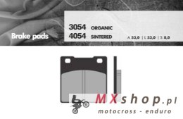 BRENTA KLOCKI HAMULCOWE KH161 SPIEK METALICZNY (ZŁOTE) (KAWASAKI ZXR/ZZR/ZRX/ZX TYŁ) (FT 4054)