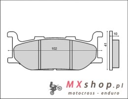 BRENTA KLOCKI HAMULCOWE KH179 (ORGANIC) YAMAHA XJ/XV/XVS/XP PRZÓD