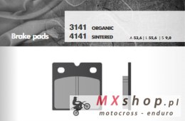 BRENTA KLOCKI HAMULCOWE KH18 SPIEK METALICZNY (ZŁOTE) (BMW K75/100/1100/1200, R45/65/80/100) (FT 4141)