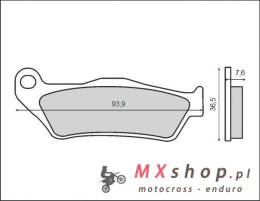 BRENTA KLOCKI HAMULCOWE KH181 (ORGANIC) ZACISK BREMBO PRZÓD NP. KTM SX/EXC