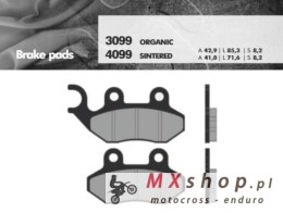 BRENTA KLOCKI HAMULCOWE KH264 SPIEK METALICZNY (ZŁOTE) (FT 4099)