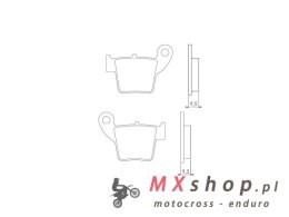 BRENTA KLOCKI HAMULCOWE KH346 SPIEK METALICZNY (ZŁOTE) (FT 4046)