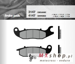 BRENTA KLOCKI HAMULCOWE KH375 SPIEK METALICZNY (ZŁOTE) (FT 4147)
