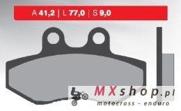 BRENTA KLOCKI HAMULCOWE KH393 (ORGANIC) YAMAHA NXC 125 CYGNUS`04-13, MBK FLAME 125`04-12, PRZÓD