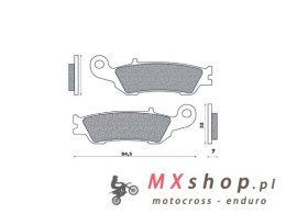 BRENTA KLOCKI HAMULCOWE KH450 SPIEK METALICZNY (ZŁOTE) (FT 4105)