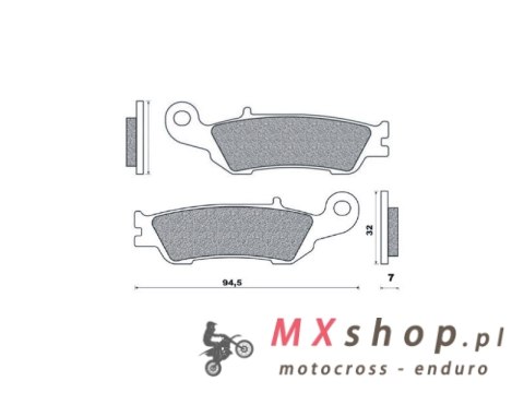 BRENTA KLOCKI HAMULCOWE KH450 SPIEK METALICZNY (ZŁOTE) (FT 4105) BRENTA KLOCKI HAMULCOWE KH450 SPIEK METALICZNY (ZŁOTE) (FT 4105)