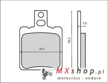 BRENTA KLOCKI HAMULCOWE KH47 SPIEK METALICZNY (ZŁOTE) (FT 4029) BRENTA KLOCKI HAMULCOWE KH47 SPIEK METALICZNY (ZŁOTE) (FT 4029)