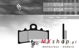 BRENTA KLOCKI HAMULCOWE KH606 SPIEK METALICZNY (ZŁOTE) KTM DUKE 125/200/390 '11-'16 PRZÓD (FT 4154)