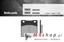BRENTA KLOCKI HAMULCOWE KH63 SPIEK METALICZNY (ZŁOTE) (FT 4052)