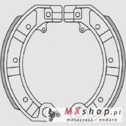 BRENTA SZCZĘKI HAMULCOWE PIAGGIO PK 50/125, PX 125/150/200, GS 160, SS 180/200, PE 200 (Z BLASZKAMI)(150x24mm) (FT 0128)