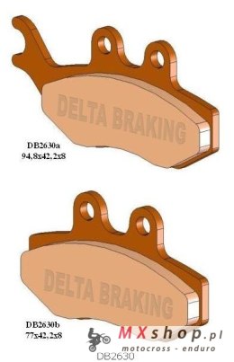 DELTA BRAKING KLOCKI HAMULCOWE KH194 - ZASTĘPUJĄ DB2630MX-D ORAZ DB2630QD-D